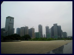 Futian district skyline.